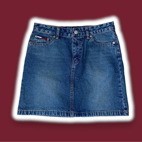 ❤️Tommy Hilfiger Jean Skirt❤️ - Picture 1 of 5